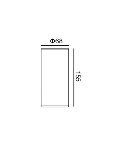 Italux Rima 3K Zewnętrzna Wisząca Czarny piaskowany IP54 1xLED 10W 3000K OPN-3022B-3K - product 2