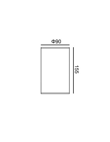 Italux Rima 3K Zewnętrzna Wisząca Czarny piaskowany IP54 1xLED 15W 3000K OPN-3064-3K - product 2