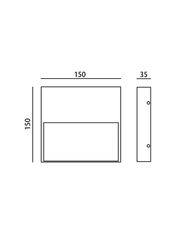 Lampy do oświetlania ścieżek - Italux Fenis 3K Zewnętrzna Ścienna Czarny piaskowany IP54 1xLED 3W 3000K OWL-2685-3K - product kolory-swiatla.pl 2