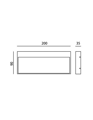 Italux Fenis 3K Zewnętrzna Ścienna Czarny piaskowany IP54 1xLED 5W 3000K OWL-2695-3K - produkt 2