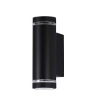 Italux Fondo GU10 Zewnętrzna Ścienna Czarny piaskowany IP54 2xGU10 40W OWL-2067-2-GU10 Italux Fondo GU10 Zewnętrzna Ścienna Czarny piaskowany IP54 2xGU10 40W OWL-2067-2-GU10