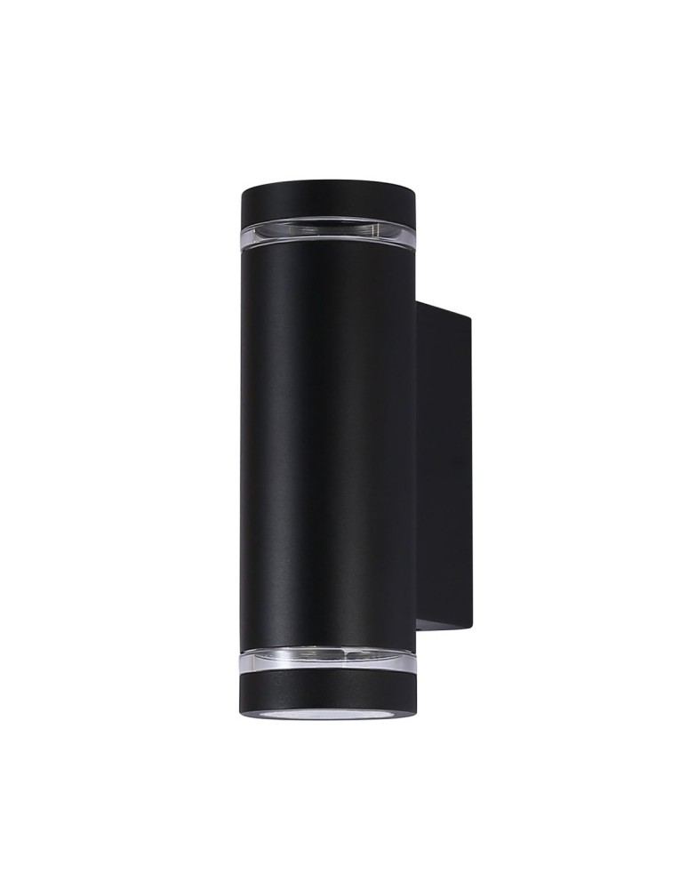 Italux Fondo GU10 Zewnętrzna Ścienna Czarny piaskowany IP54 2xGU10 40W OWL-2067-2-GU10 Italux Fondo GU10 Zewnętrzna Ścienna Czarny piaskowany IP54 2xGU10 40W OWL-2067-2-GU10