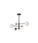 YASKR Lampa Sufitowa Bolti 6xG9 czarna PLC0103-BK YASKR Lampa Sufitowa Bolti 6xG9 czarna PLC0103-BK