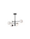 YASKR Lampa Sufitowa Bolti 6xG9 czarna PLC0103-BK  