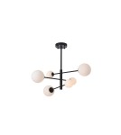 YASKR Lampa Sufitowa Bolti 6xG9 czarna PLC0103-BK YASKR Lampa Sufitowa Bolti 6xG9 czarna PLC0103-BK
