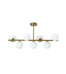 YASKR Lampa Sufitowa Bolti 7xE14 złota PLC0104-GD 101 cm YASKR Lampa Sufitowa Bolti 7xE14 złota PLC0104-GD 101 cm