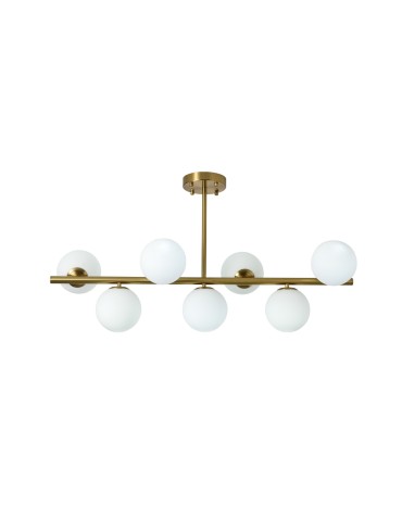 YASKR Lampa Sufitowa Bolti 7xE14 złota PLC0104-GD 101 cm
