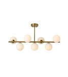 YASKR Lampa Sufitowa Bolti 7xE14 złota PLC0104-GD 101 cm YASKR Lampa Sufitowa Bolti 7xE14 złota PLC0104-GD 101 cm