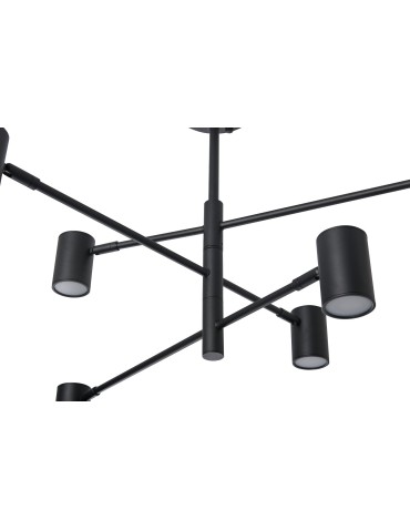 YASKR Lampa Sufitowa Noe 6xGU10 czarna PLC0102-BK   - produkt 2