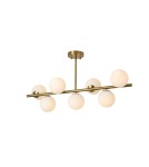 YASKR Lampa Sufitowa Bolti 7xE14 złota PLC0104-GD 101 cm YASKR Lampa Sufitowa Bolti 7xE14 złota PLC0104-GD 101 cm
