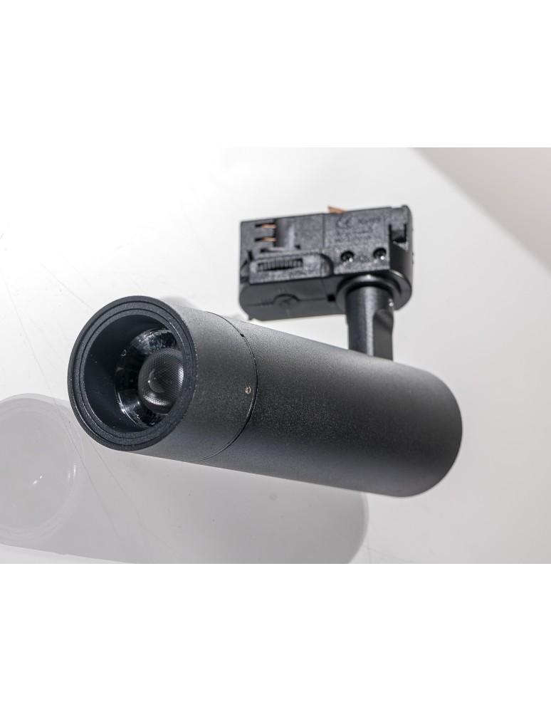 Lampy do szynoprzewodów 3 fazowych - Azzardo GALILEO TRACK 3 LINE LED 15W 1200lm 3000K Czarny Reflektor Do Szynoprzewodu 3F AZ4067 - produkt kolory-swiatla.pl 3