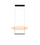 Lampy wiszące designerskie - Azzardo PORTOFINO 80 Biały/Czarny 1xLED Designerska Lampa Wisząca AZ5638 - product 1