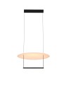 Azzardo PORTOFINO 80 Biały/Czarny 1xLED Designerska Lampa Wisząca AZ5638