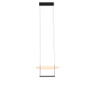 Lampy wiszące designerskie - Azzardo PORTOFINO 42 Biały/Czarny 1xLED Designerska Lampa Wisząca AZ5636 - product 1