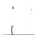 Lampy wiszące nad wyspę - Azzardo PELLE 3-STEP DIMM BK Czarny Mat 2xLED 3 Tryby Jasności AZ5756 - product 1