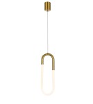 Lampy wiszące LED - Azzardo NEXUS GO LED 3000K Złoty/Biały Mat 1xLED Wisząca AZ5740 - product 1