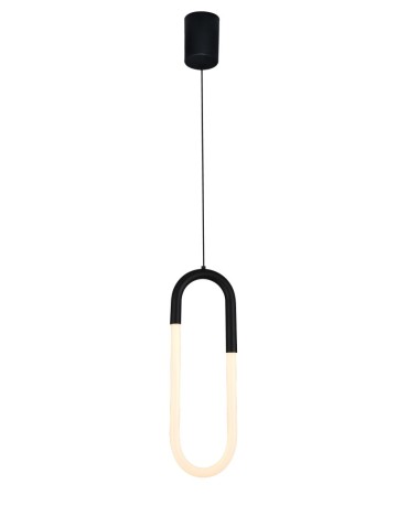 Azzardo NEXUS BK LED 3000K Czarny Mat/Biały Mat 1xLED Wisząca AZ5739