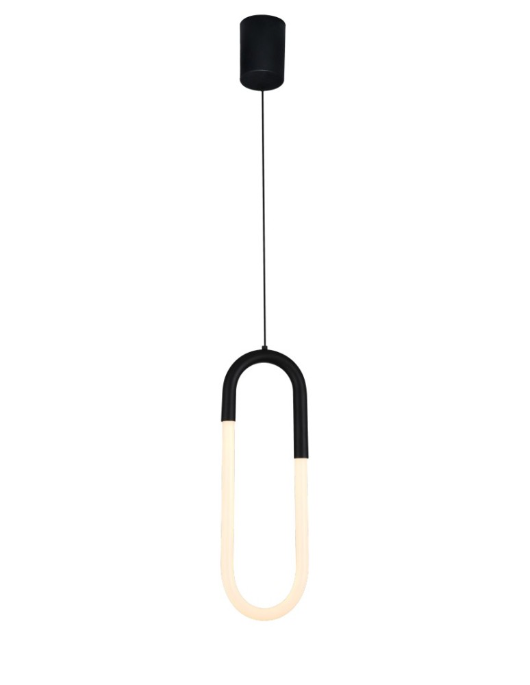 Azzardo NEXUS BK LED 3000K Czarny Mat/Biały Mat 1xLED Wisząca AZ5739