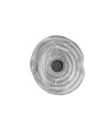 Azzardo NESTOR TOP 20 BK Dymiony Transparentny/Czarny Mat 1xLED Kinkiet Designerski AZ5829