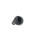 Kinkiety do czytania - Azzardo LUGANO ROUND WALL BK 3000K Czarny Mat 1xLED Kinkiet do Czytania z Włącznikiem AZ5628 - product 1