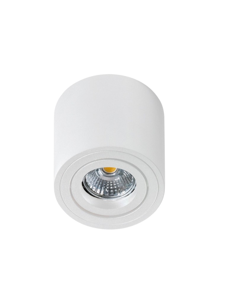 Oprawy sufitowe na wymienne źródło światła - Azzardo MINI BROSS WHITE 1xGU10 Natynkowa Biały AZ1711 - produkt kolory-swiatla.pl 1