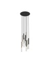 Zuma Line One Lampa Wisząca Czarny Mat+Złota/Matt Black+French Gold P0461-09L-P7SD