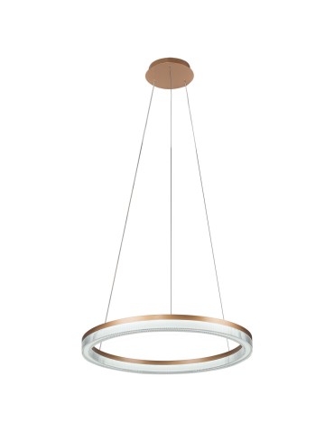 Light Prestige Lampa wisząca Midway Cristal duża triangle 1xLED LP-033/1P L GD Cristal Triangle