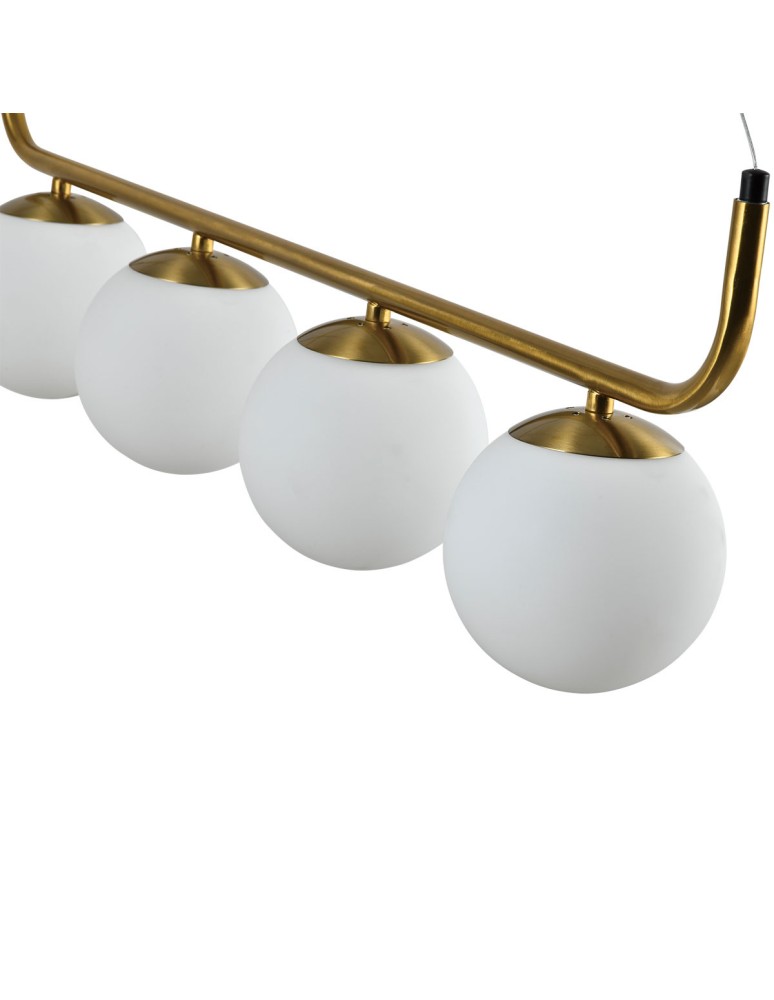 Light Prestige Lampa wisząca Alisa 4xE14 złota/biała LP-005/4L GD