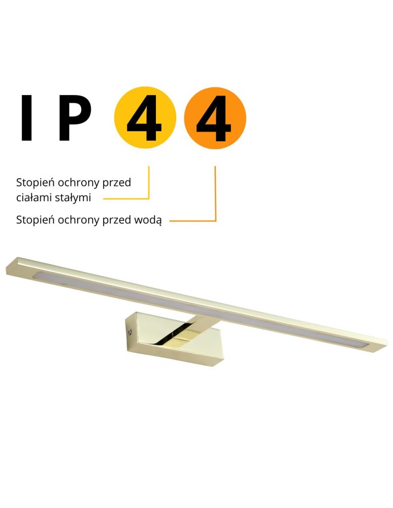 Light Prestige Kinkiet Isla duży CCT 1xLED złoty IP44 GS-LWB-20W GOLD CCT Light Prestige Kinkiet Isla duży CCT 1xLED złoty IP44 GS-LWB-20W GOLD CCT
