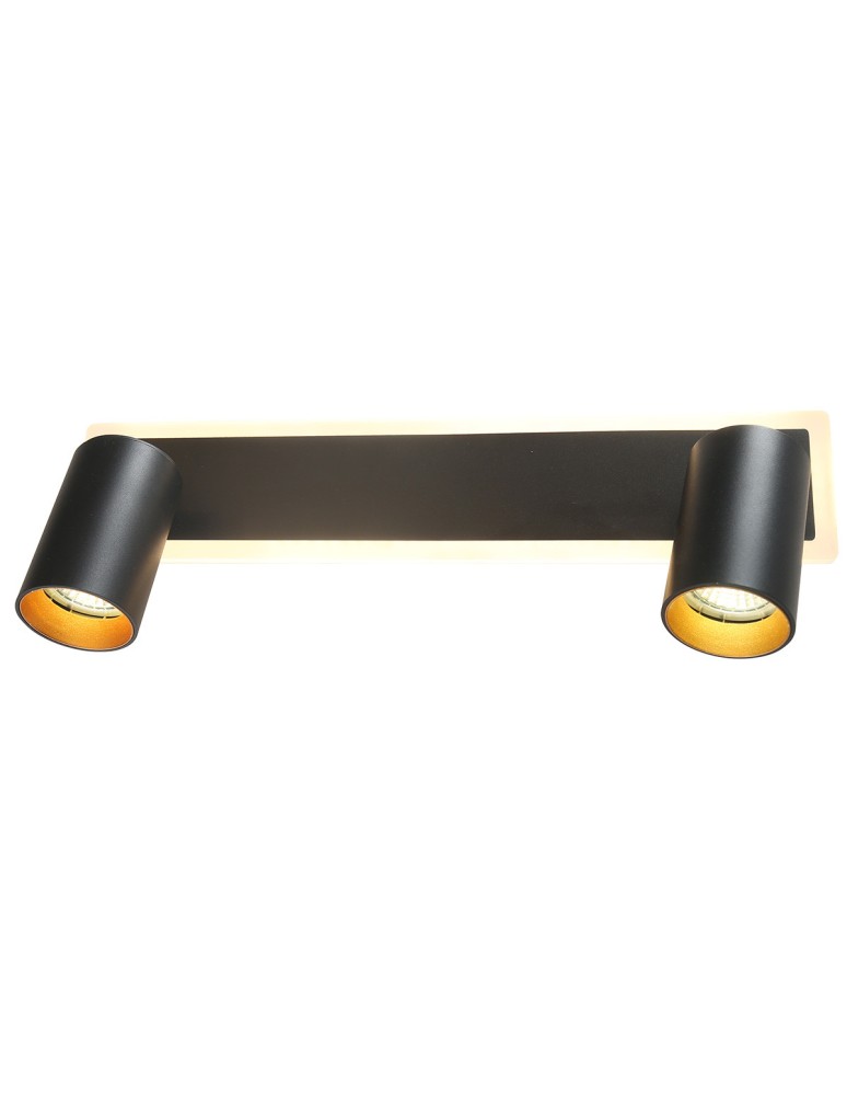 Light Prestige Spot Parma 2 2xGU10 + 1xLED CCT czarny LP-0612/2WS BK Light Prestige Spot Parma 2 2xGU10 + 1xLED CCT czarny LP-0612/2WS BK