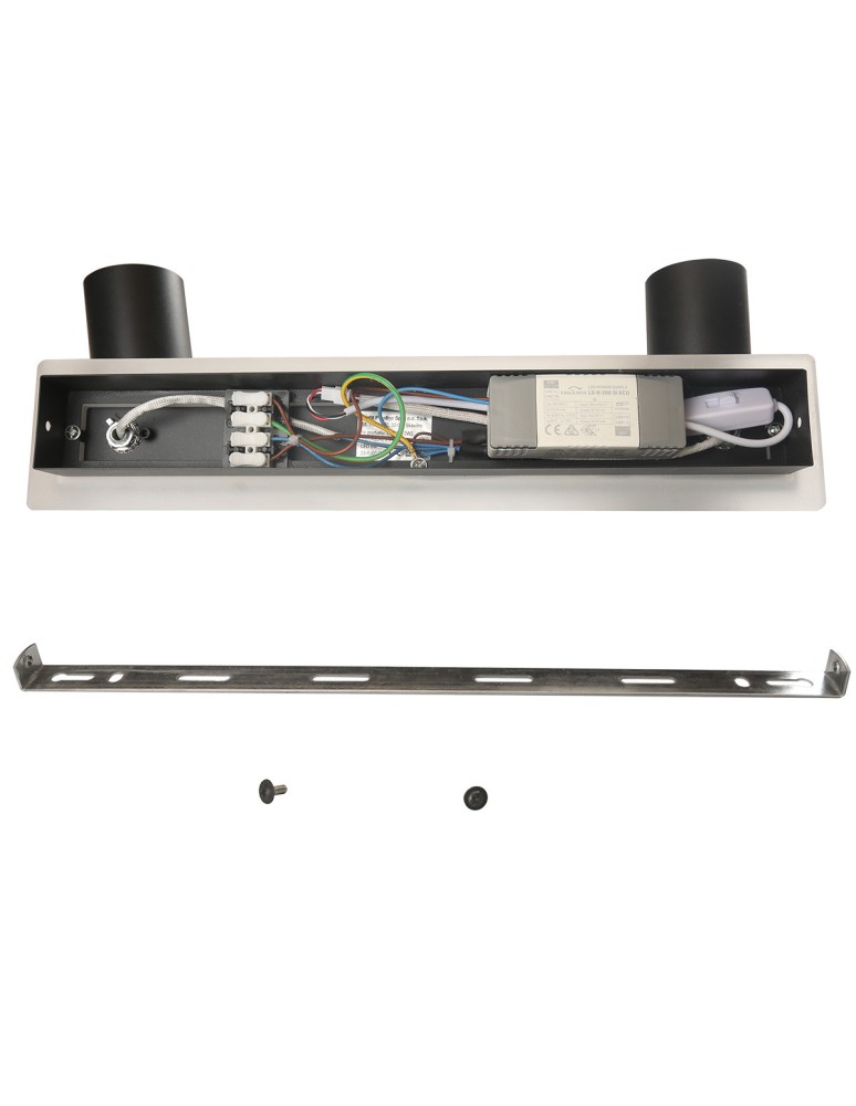 Light Prestige Spot Parma 2 2xGU10 + 1xLED CCT czarny LP-0612/2WS BK Light Prestige Spot Parma 2 2xGU10 + 1xLED CCT czarny LP-0612/2WS BK
