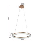 Light Prestige Lampa wisząca Midway Cristal mała triangle 1xLED LP-033/1P S GD Cristal Triangle Light Prestige Lampa wisząca Midway Cristal mała triangle 1xLED LP-033/1P S GD Cristal Triangle