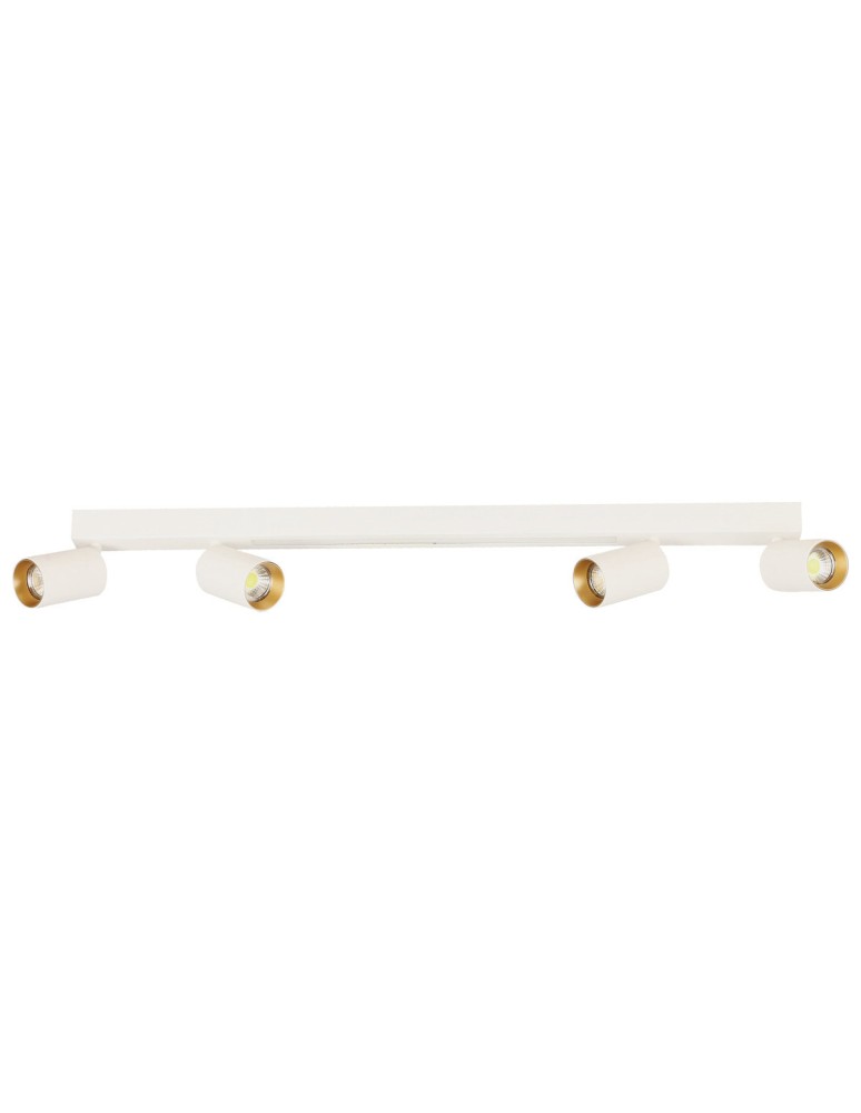 Light Prestige Lampa sufitowa Perugia 4xGU10 + 1xLED biała LP-0703/4C WH