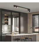Light Prestige Lampa sufitowa Perugia 4xGU10 + 1xLED czarna LP-0703/4C BK Light Prestige Lampa sufitowa Perugia 4xGU10 + 1xLED czarna LP-0703/4C BK