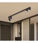 Light Prestige Lampa sufitowa Perugia 4xGU10 + 1xLED czarna LP-0703/4C BK Light Prestige Lampa sufitowa Perugia 4xGU10 + 1xLED czarna LP-0703/4C BK