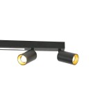 Light Prestige Lampa sufitowa Perugia 4xGU10 + 1xLED czarna LP-0703/4C BK Light Prestige Lampa sufitowa Perugia 4xGU10 + 1xLED czarna LP-0703/4C BK