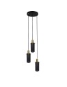 Light Prestige Lampa wisząca Tirana 3xE27 czarna LP-945/3P BK