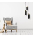 Light Prestige Lampa wisząca Tirana 3xE27 czarna LP-945/3P BK Light Prestige Lampa wisząca Tirana 3xE27 czarna LP-945/3P BK