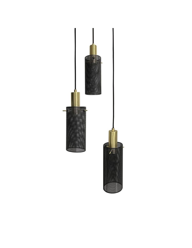 Light Prestige Lampa wisząca Tirana 3xE27 czarna LP-945/3P BK Light Prestige Lampa wisząca Tirana 3xE27 czarna LP-945/3P BK