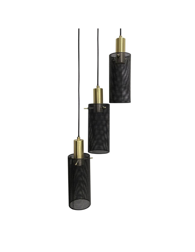 Light Prestige Lampa wisząca Tirana 3xE27 czarna LP-945/3P BK Light Prestige Lampa wisząca Tirana 3xE27 czarna LP-945/3P BK