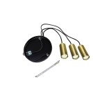 Light Prestige Lampa wisząca Tirana 3xE27 czarna LP-945/3P BK Light Prestige Lampa wisząca Tirana 3xE27 czarna LP-945/3P BK