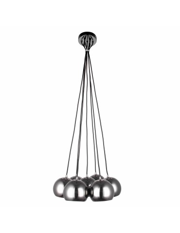 Light Prestige Lampa wisząca Punto 7xE14 grafitowa LP-22872/7P