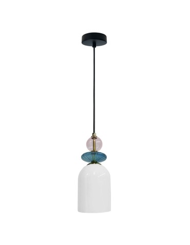 Light Prestige Lampa wisząca Tropea 1xE27 biała, średnia LP-2004/1P M WH