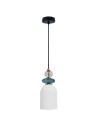 Light Prestige Lampa wisząca Tropea 1xE27 biała, średnia LP-2004/1P M WH