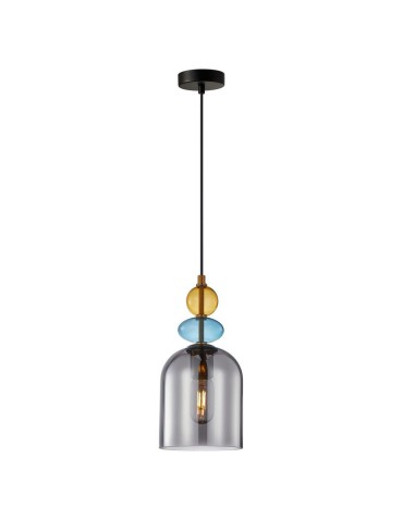 Light Prestige Lampa wisząca Tropea 1xE27 dymna, średnia LP-2004/1P M SM