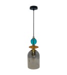 Light Prestige Lampa wisząca Tropea 1xE27 dymna, średnia LP-2004/1P M SM Light Prestige Lampa wisząca Tropea 1xE27 dymna, średnia LP-2004/1P M SM