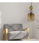Light Prestige Lampa wisząca Tropea 1xE27 bursztynowa, mała LP-2004/1P S AM Light Prestige Lampa wisząca Tropea 1xE27 bursztynowa, mała LP-2004/1P S AM
