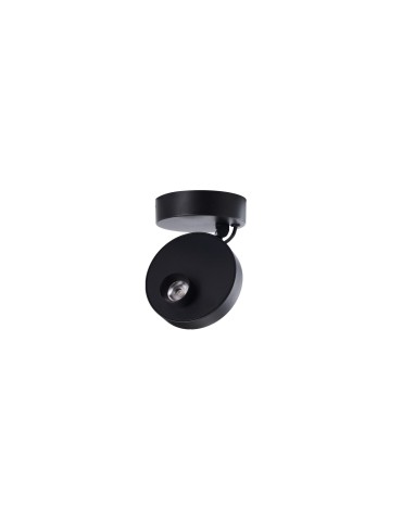 Azzardo ISEO TOP BK Czarny Mat 1xLED Sufitowa/Reflektor Regulowana AZ5633