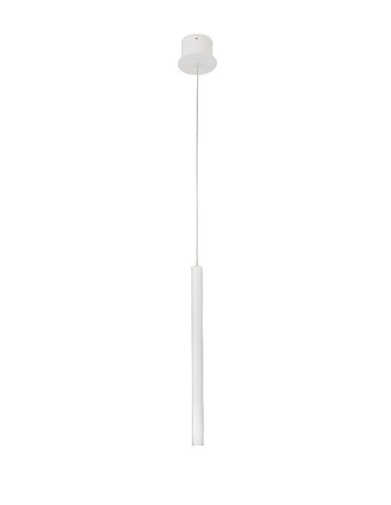 Azzardo ILIOS 1 Wisząca WH Biały 1xLED AZ5743