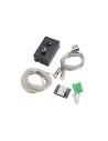 Azzardo LINELIO ACCESSORY LONG BK Czarny Mat Zawiesie do Lampy AZ5674